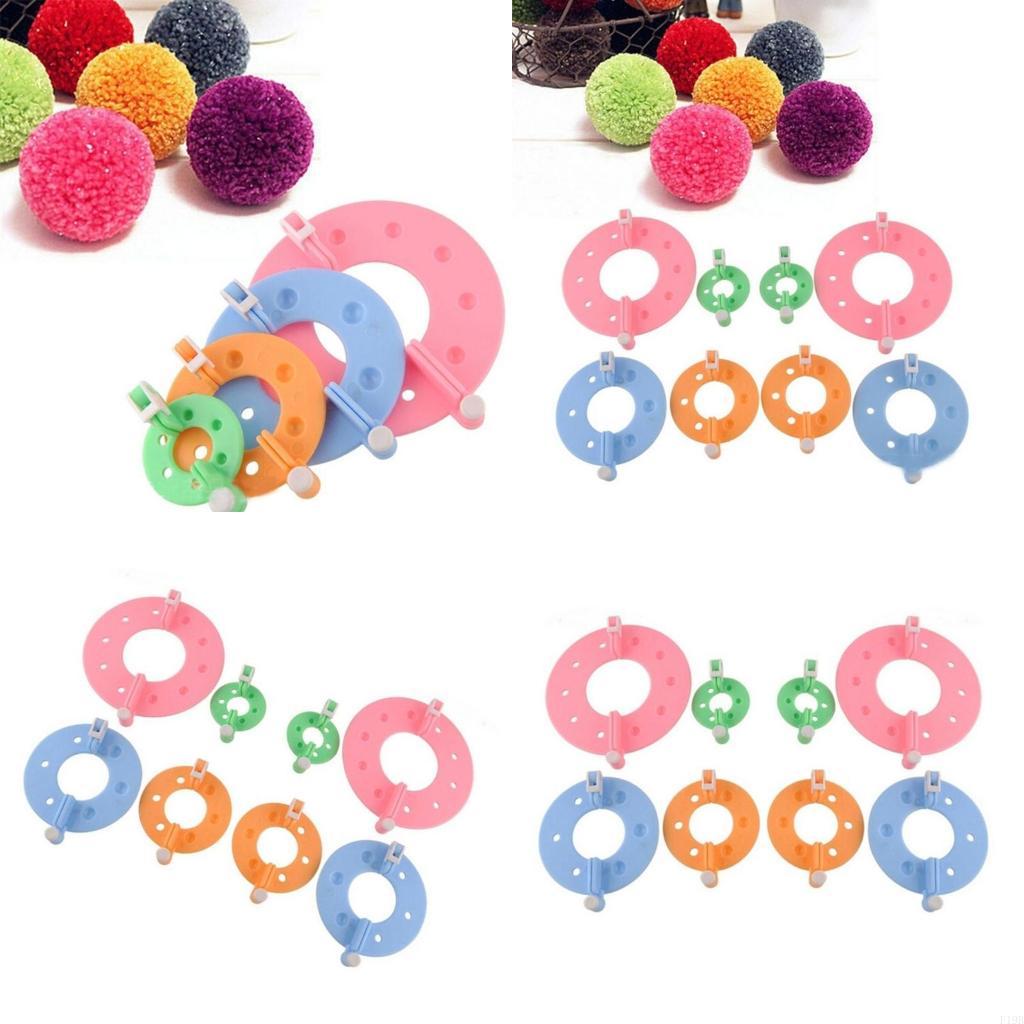 Pom Pom Maker Tool - F19B 4Pcs Pompoms Maker Fluff Ball