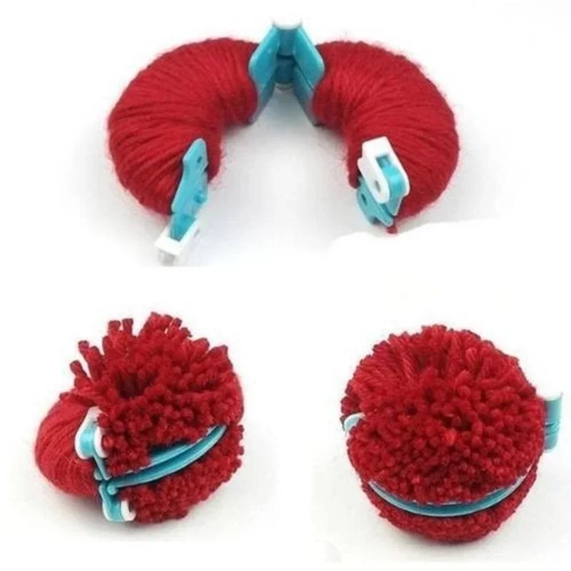 Pom Pom Maker Tool - 8PCS 4 Größen Fluff Ball Weaver