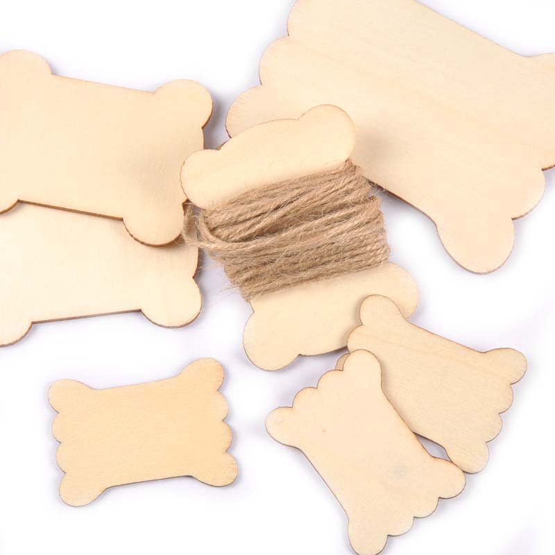 Organza Ribbon Spool - 54/72/98mm Holz Flache Spulen Spulen Für