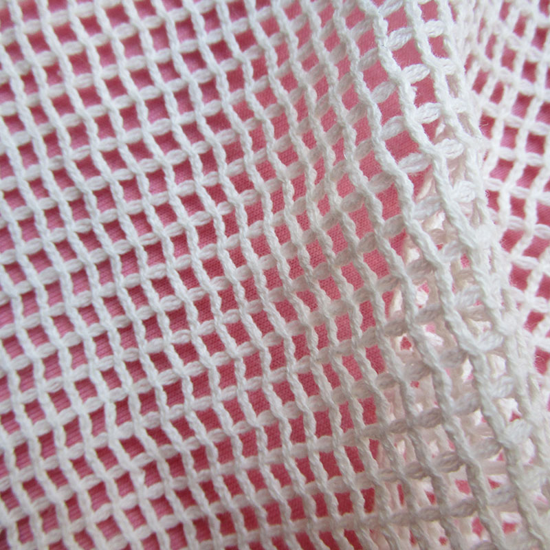 Crystal Mesh Fabric - 100% Baumwoll-Netzstoff, 90x140cm, Patchwork-Kleiderstoff, Klassisches Quadratisches