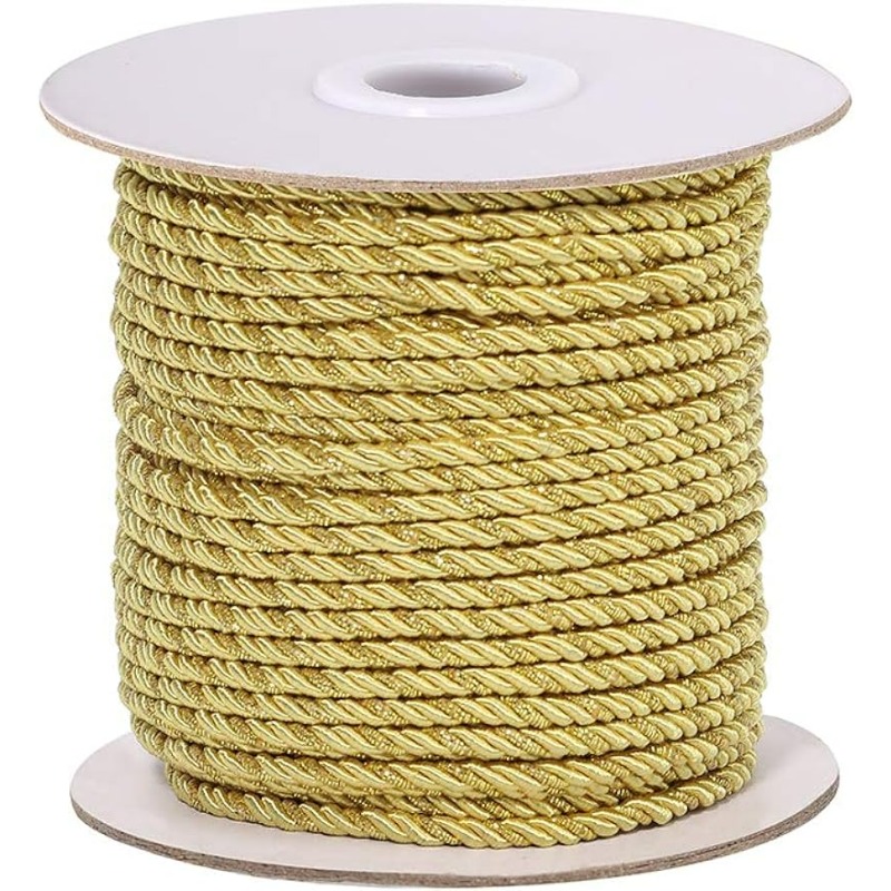 Cord Trim Twisted - 3 mm/35 Yards metallisches gedrehtes Kordelseil,