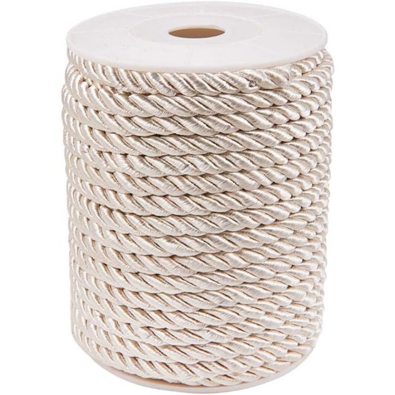 Cord Trim Twisted - Ungefähr 50 Fuß Bastel-Nylonseil, 5 mm,