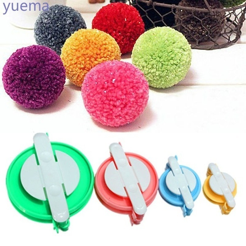 8PCS 4 Größen Fluff Ball Weave – Pom Pom Maker Tool Bewertung und Preis