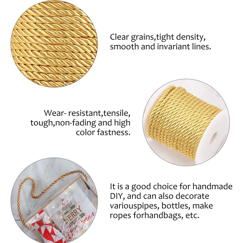 5 mm, 100 Yards, gedrehte Schn – Cord Trim Twisted Bewertung und Preis