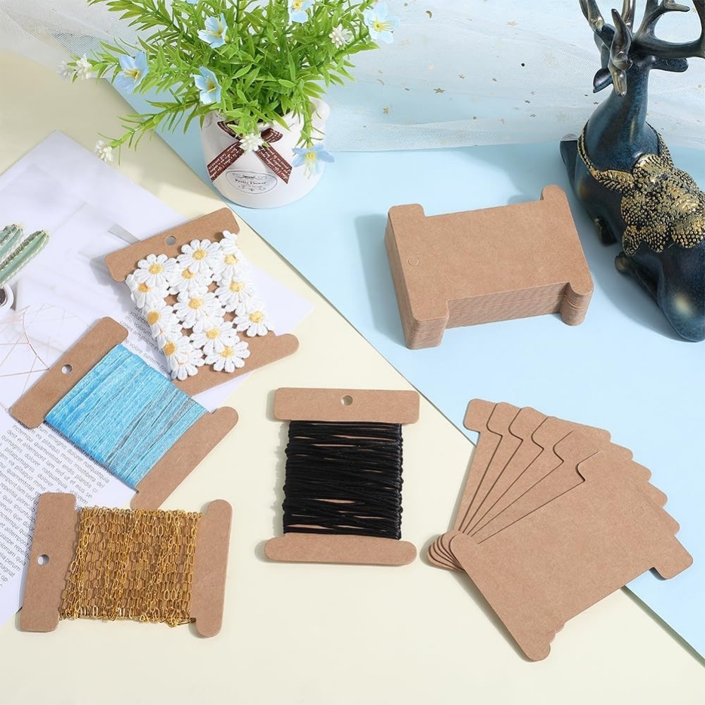 50 Stück Kartonspule, flacher  – Organza Ribbon Spool Bewertung und Preis
