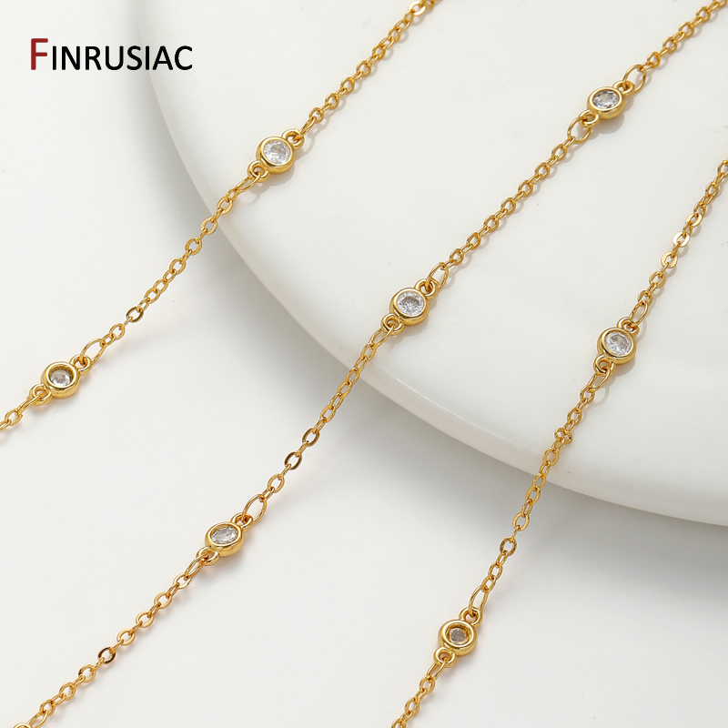 18 Karat vergoldete Messing-Kr – Pearl Trim Chain Bewertung und Preis