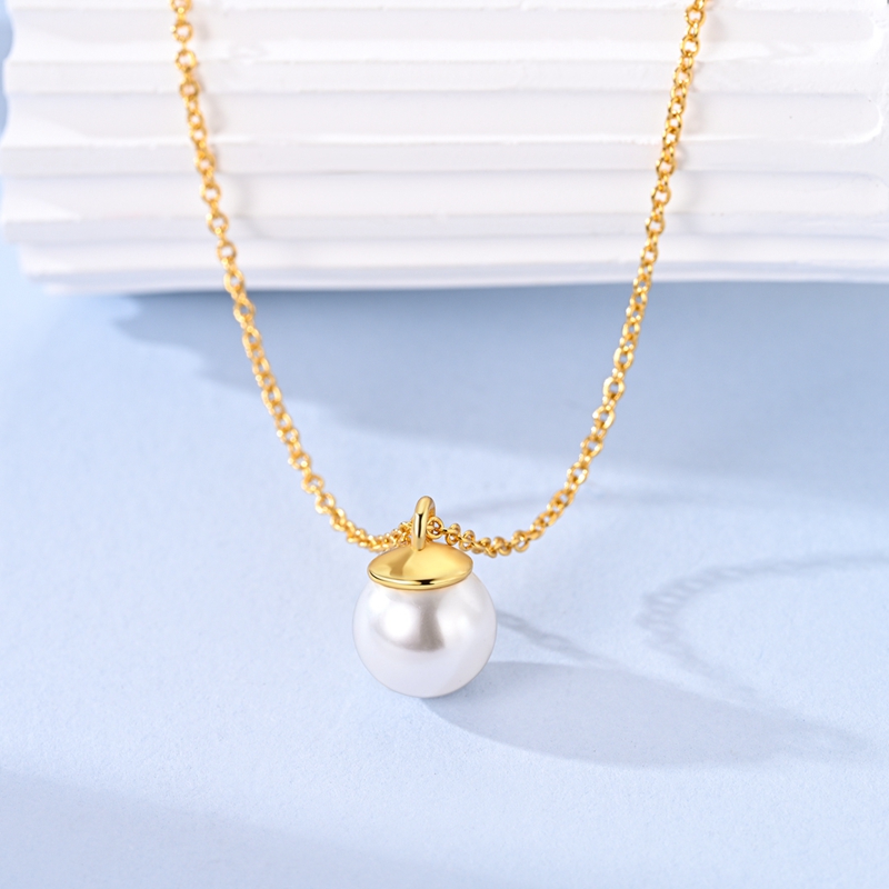 Original 925 Sterling Silber H – Pearl Trim Chain Bewertung und Preis