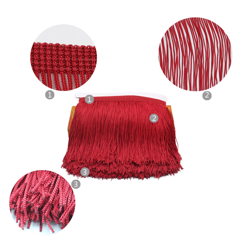 9/15/20/30 cm lange Quasten-Fr – Fringe Ribbon Sewing Bewertung und Preis