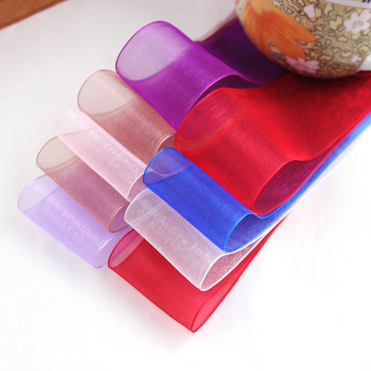 50 Yards 10/20/25mm Breite Spu – Organza Ribbon Spool Bewertung und Preis