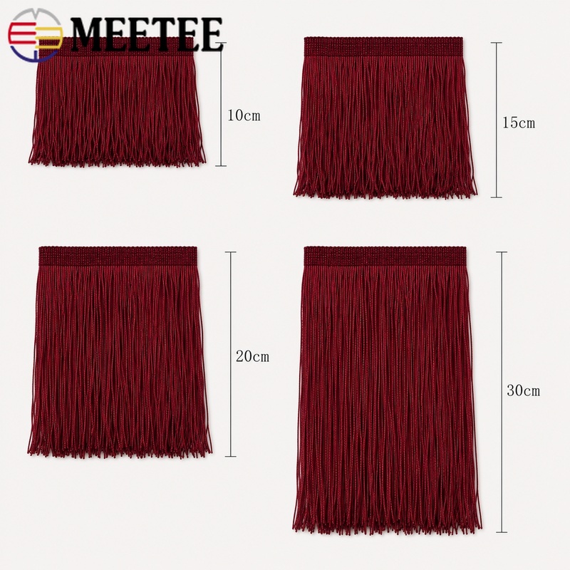 5/10 Yards 10-30cm Rote Quaste – Fringe Ribbon Sewing Bewertung und Preis