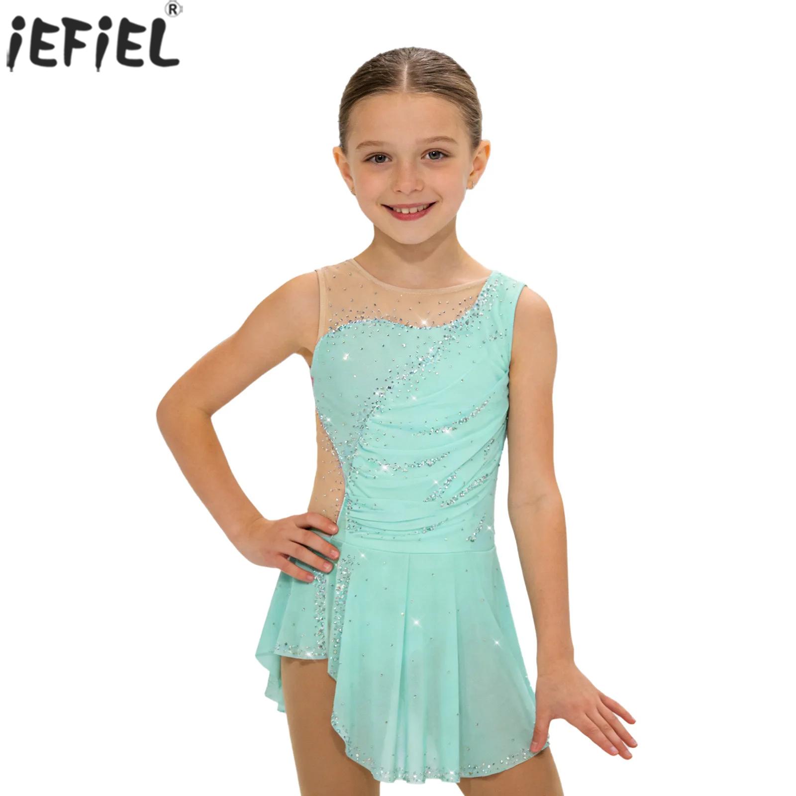 Kinder Mädchen Eiskunstlauf Ta – Rhinestone Banding Trim Bewertung und Preis