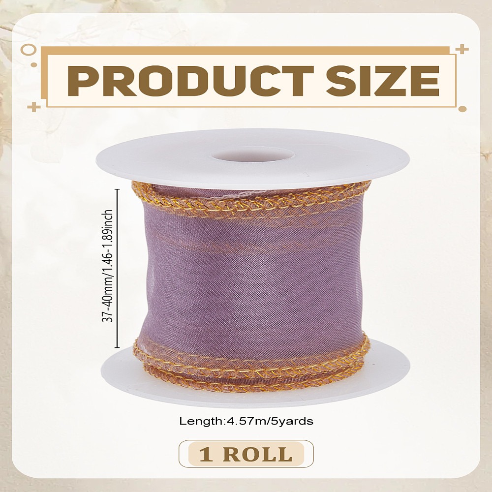 5 Yards Polyester-Organzabände – Organza Ribbon Spool Bewertung und Preis
