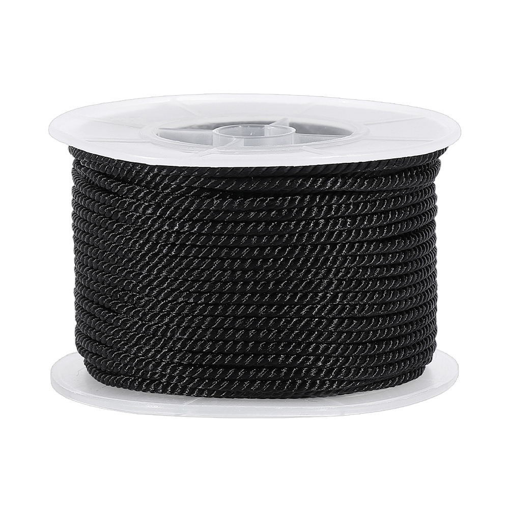 27,34 Yards Schwarze Gedrehte  – Cord Trim Twisted Bewertung und Preis