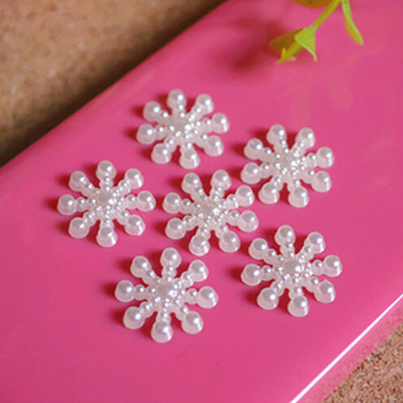 100 stücke Weiß Perle Harz Sch – Christmas Craft Embellishment Bewertung und Preis