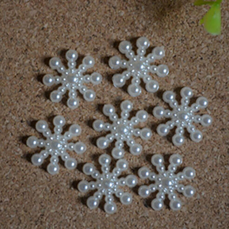 100 stücke Weiß Perle Harz Sch – Christmas Craft Embellishment Bewertung und Preis