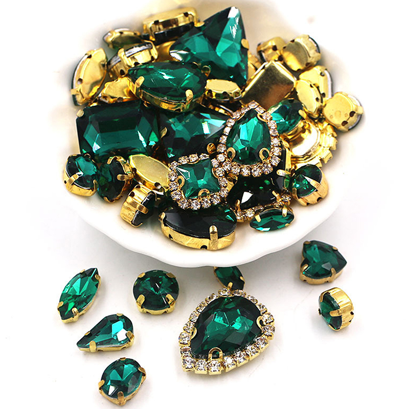 50 Stück 24-farbige, gemischte – Sew On Rhinestone Bewertung und Preis