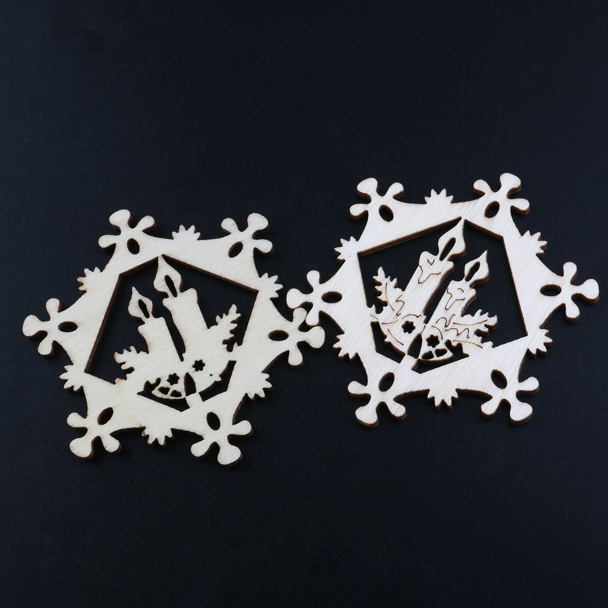 10 Stück Schneeflocken-Anhänge – Christmas Craft Embellishment Bewertung und Preis