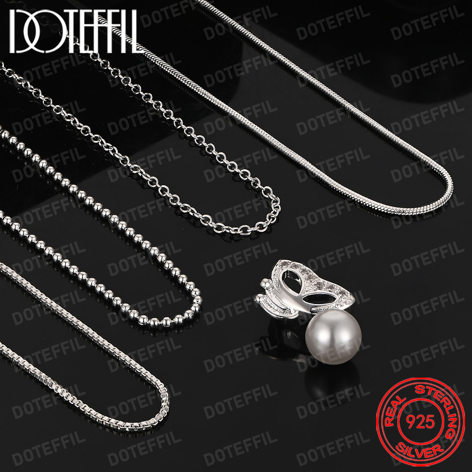 Exquisite Halskette mit Schmet – Pearl Trim Chain Bewertung und Preis