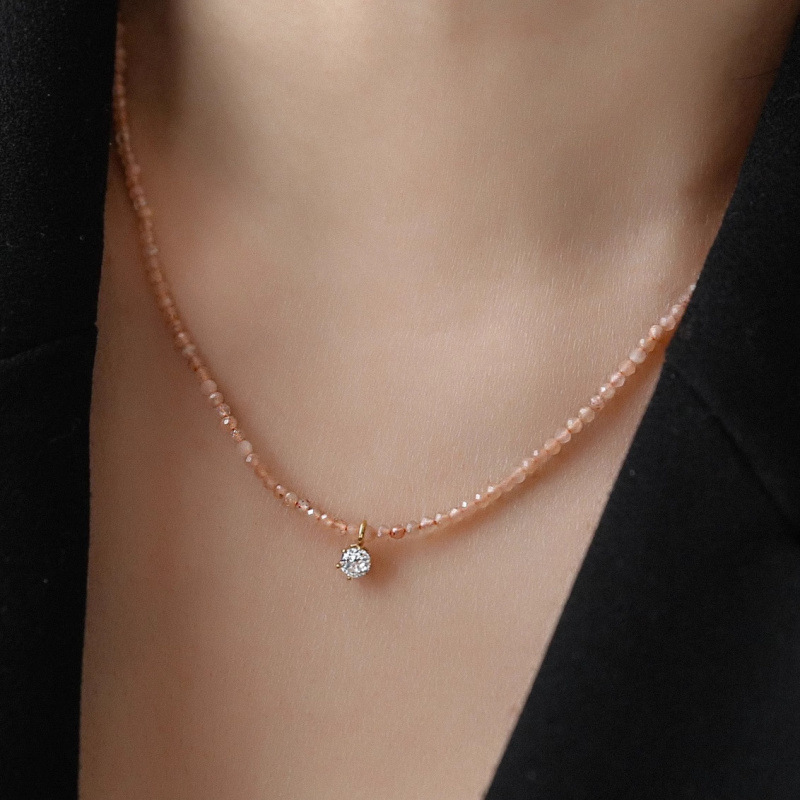 Mode Vintage Sexy Zirkon Anhän – Pearl Trim Chain Bewertung und Preis