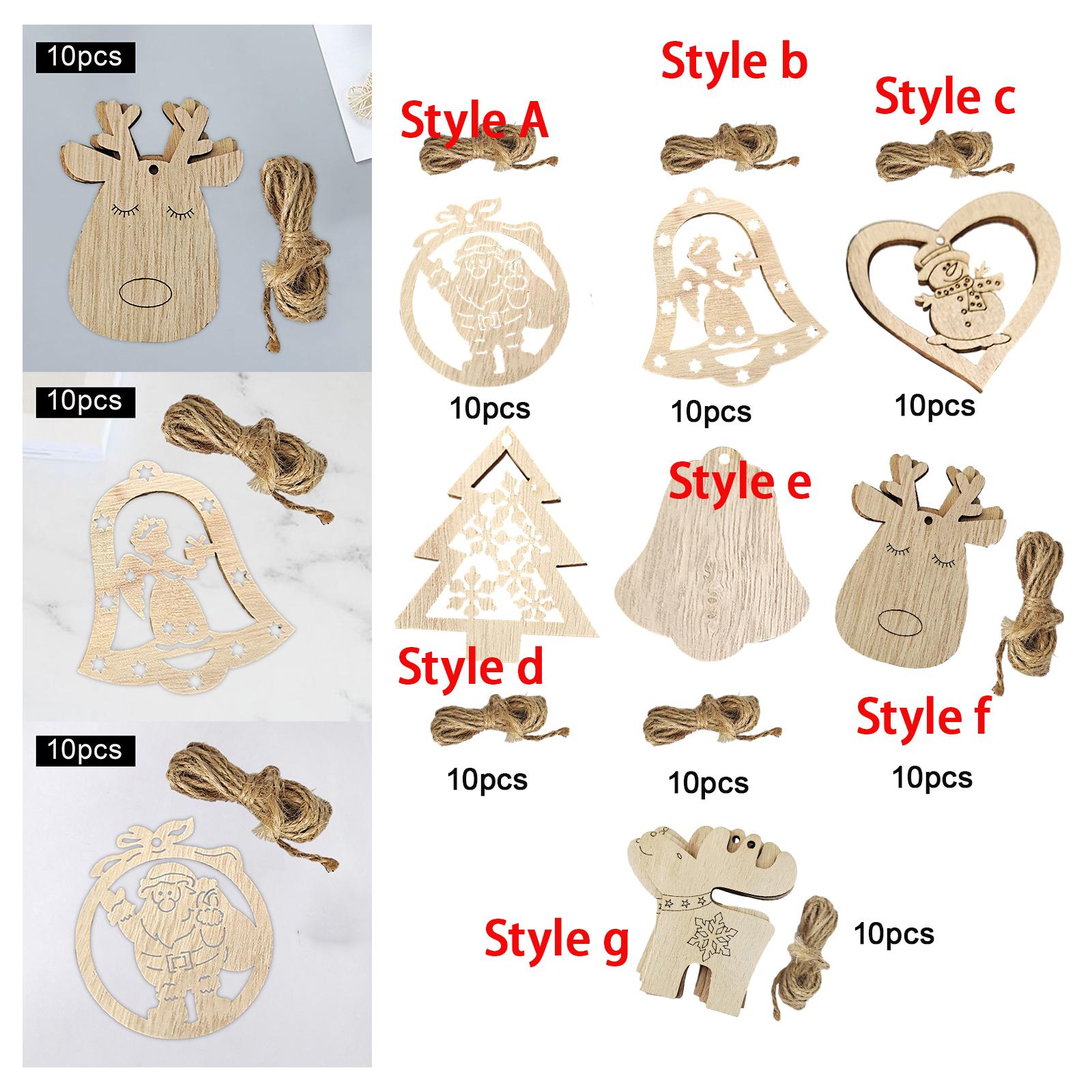 Unfertige Holzausschnitte Weih – Christmas Craft Embellishment Bewertung und Preis