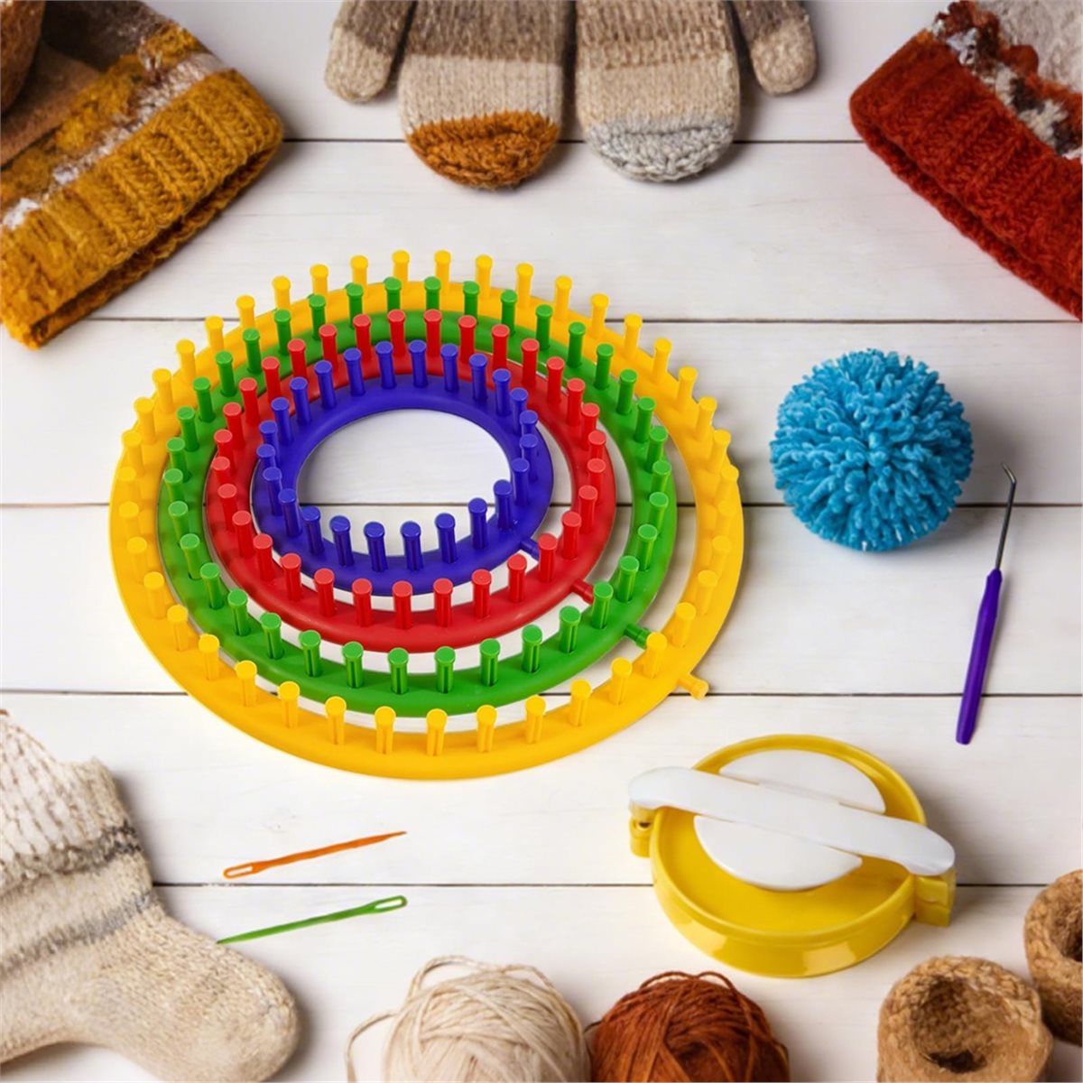 Leichtgewichtiges Strickset mi – Pom Pom Maker Tool Bewertung und Preis
