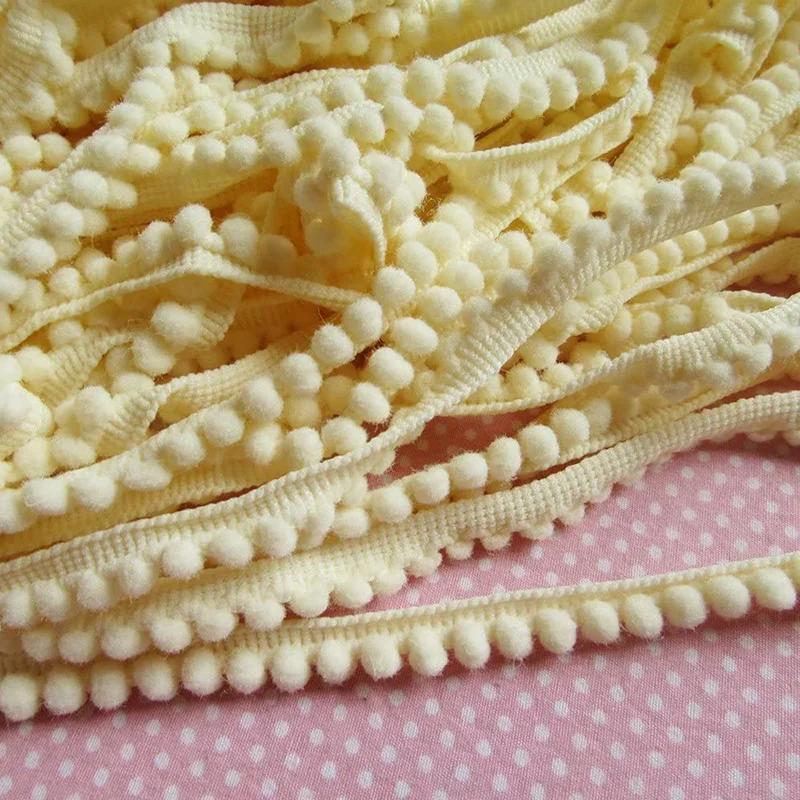 5/10 Yards Wollkugel-Spitzenbo – Fringe Ribbon Sewing Bewertung und Preis