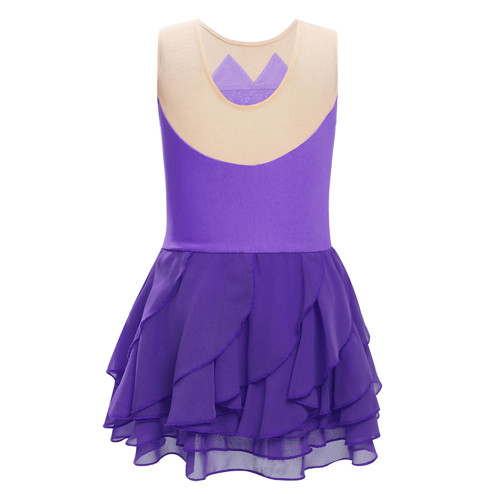 Mädchen Mesh Eiskunstlauf Klei – Rhinestone Banding Trim Bewertung und Preis