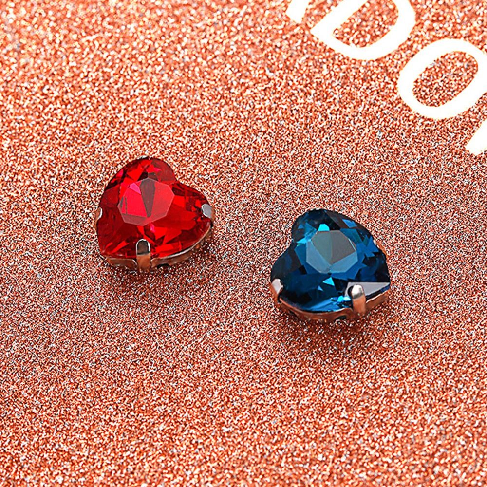 50 Stück/Packung Herzförmige G – Sew On Rhinestone Bewertung und Preis