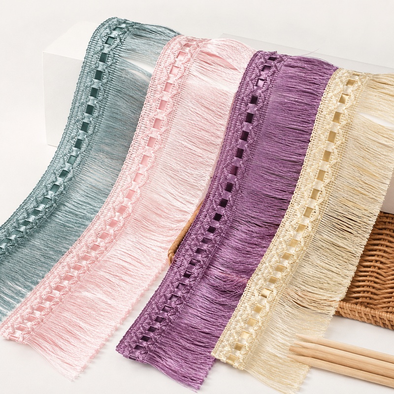 2-10 Meter 10cm Nylon-Quastenb – Fringe Ribbon Sewing Bewertung und Preis