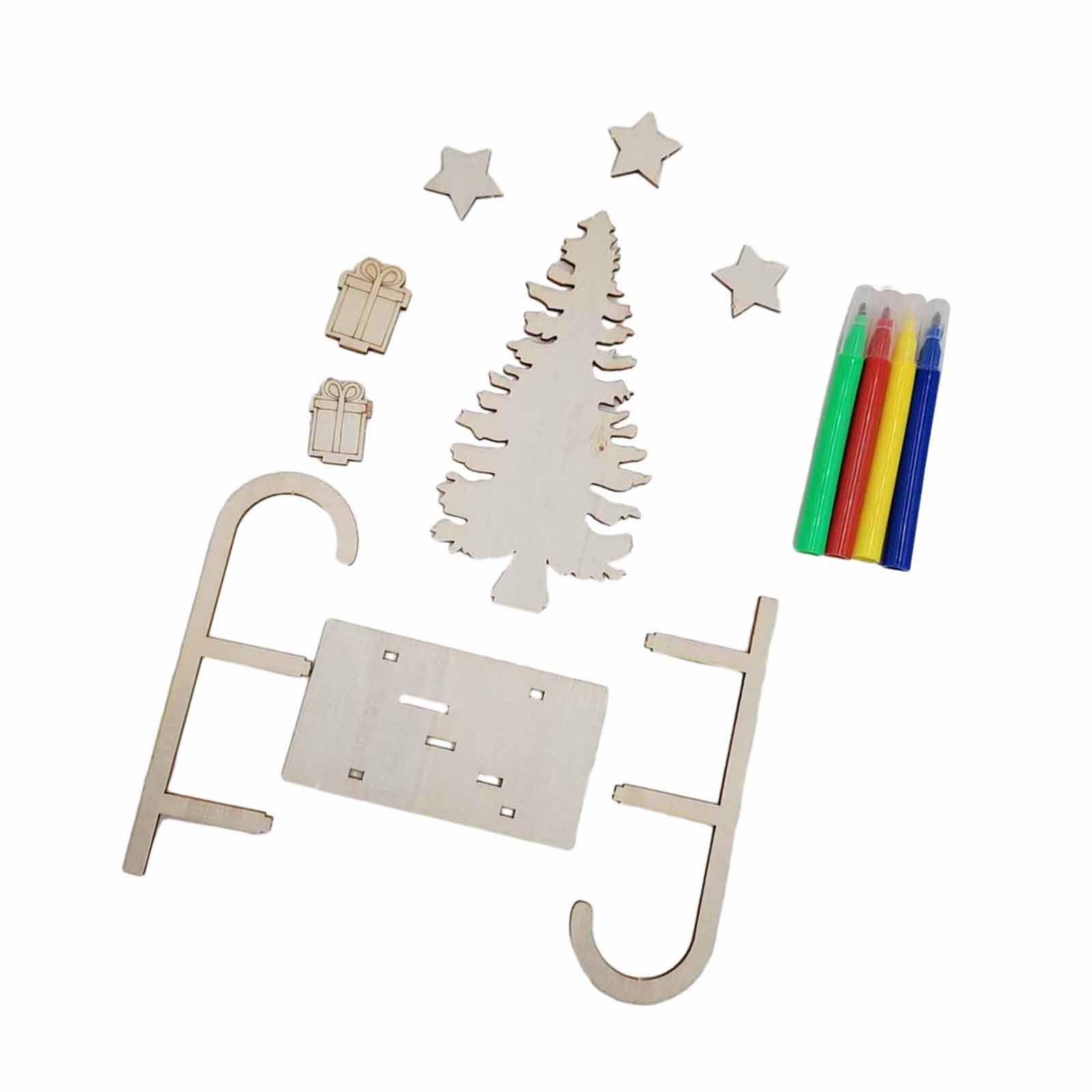 3x DIY Holzhandwerk Weihnachts – Christmas Craft Embellishment Bewertung und Preis